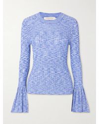 Zimmermann - Mouline Ribbed-Knit Sweater - Lyst