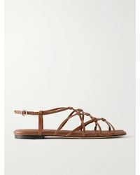 Aeyde - Anisa Leather Flat Sandals - Lyst