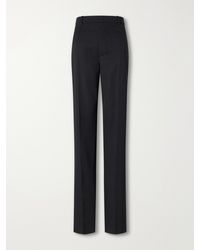 Bottega Veneta - Wool Grain De Poudre Straight-Leg Pants - Lyst