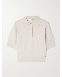 ÉTERNE - Journey Embellished Cashmere Polo Shirt - Lyst