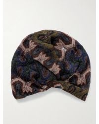 Missoni - Metallic Crochet-Knit Turban - Lyst