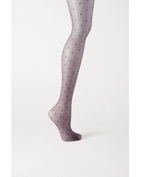 Falke Dot Strumpfhose Aus Point D'esprit 15 Den - Lila