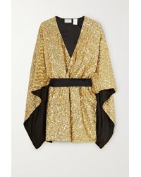Redemption Kaftan Aus Cady Mit Pailletten - Mettallic