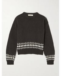 &Daughter - Fair Isle Wool Sweater - Lyst