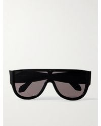 Alaïa - Mask Sonnenbrille Mit D-Rahmen Aus Azetat - Lyst