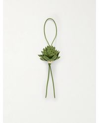 Loewe - Paula's Ibiza Artichoke Leather And-Tone Bag Charm - Lyst