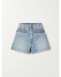 Zimmermann - Wanderlust Denim Shorts - Lyst