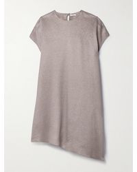 FFORME - Angee Asymmetric Metallic Cloqué Mimi Dress - Lyst