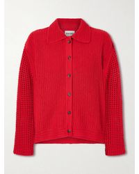 Escvdo - Solar Open-Knit Cotton Cardigan - Lyst
