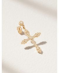 Jacquie Aiche - Sophia 14-Karat Diamond Single Earring - Lyst