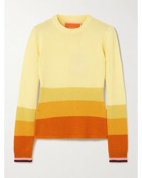 La DoubleJ - Tones Striped Cashmere Sweater - Lyst