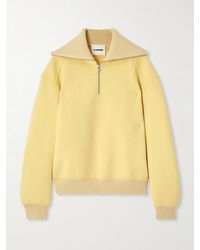 Jil Sander - Oversized Wool-Blend Sweatshirt - Lyst