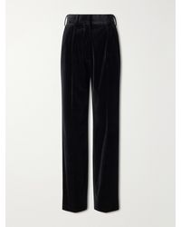 Blazé Milano - Fox Straight-Leg Cotton-Velvet Pants - Lyst