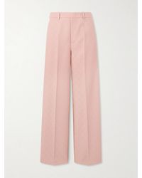 Gucci - Wool-Jacquard Straight-Leg Pants - Lyst