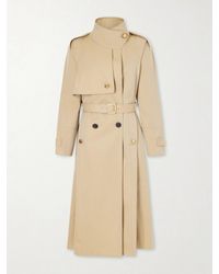 Maison Mayle - Eterne Double-Breasted Belted Cotton-Twill Trench Coat - Lyst