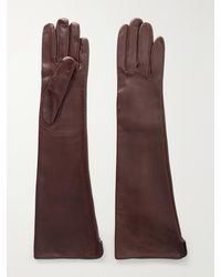 LIE STUDIO - The Kyle Leather Gloves - Lyst