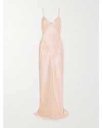 Aflalo - Aire Silk-Satin Maxi Dress - Lyst