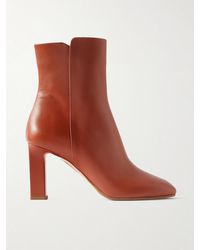 Aquazzura - Sellier 85 Leather Ankle Boots - Lyst