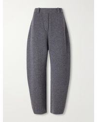 Lisa Yang - Wrenda Cashmere Barrel-Leg Pants - Lyst