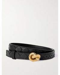 Bottega Veneta - Knot Intrecciato Leather Belt - Lyst