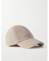 The Row - Caspian Silk-Piqué Baseball Cap - Lyst