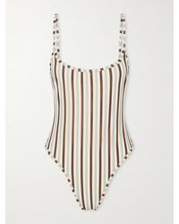 Haight - Pipping Thidu Striped Swimsuit - Lyst