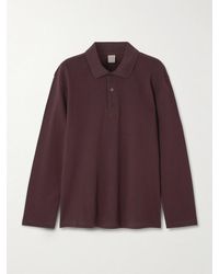 Flore Flore - Diana Organic Cotton-Piqué Polo Shirt - Lyst