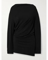 Jacquemus - Croisière Open-Back Draped Jersey Mini Dress - Lyst