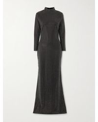 Solace London - Vivienne Robe Aus Crêpe Mit Kristallen - Lyst