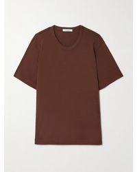 Lemaire - T-Shirt Aus Baumwoll-Jersey - Lyst