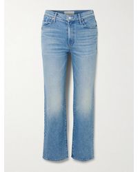 Mother - The Kick It Ankle Mid-Rise Bootcut Jeans - Lyst