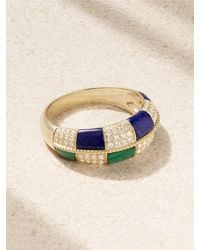 Yvonne Léon - Alliance 9-Karat Multi-Stone Ring - Lyst