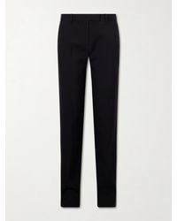 Calvin Klein - Caius Wool-Twill Straight-Leg Pants - Lyst