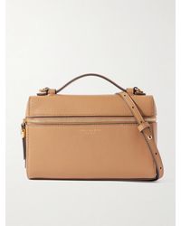 Tory Burch - Romy Slim Embellished Textured-Leather Shoulder Bag - Lyst