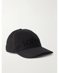 Loewe - Paula's Ibiza Logo-Embroidered Cotton-Twill Cap - Lyst