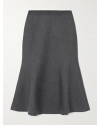 Gucci - Wool-Blend Midi Skirt - Lyst