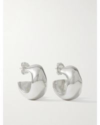 AGMES - Celia Small Recycled Hoop Earrings - Lyst