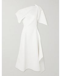 Maticevski - Diadem Off-The-Shoulder Asymmetric Draped Crepe Dress - Lyst