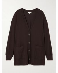Skin - Nicolette Ribbed Stretch-Pima Cotton And Modal-Blend Cardigan - Lyst