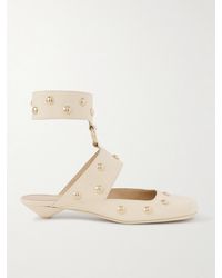 Chloé - Jade Riemchen-Pumps Aus Leder Mit Nieten - Lyst