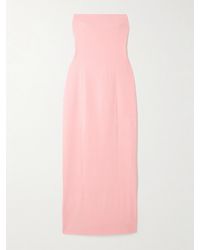 Solace London - Anderson Trägerlose Robe Aus Crêpe - Lyst