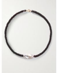 Loren Stewart - Scarlet, Garnet And Pearl Necklace - Lyst