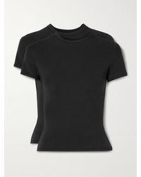 Skims - Set Of Two Stretch-Cotton Jersey T-Shirts - Lyst