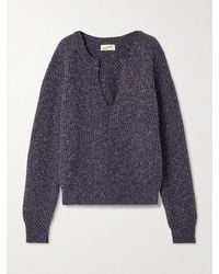 Sanderlak - Ribbed Wool-Blend Sweater - Lyst