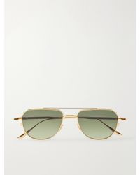 Jacques Marie Mage - Cendrars Aviator-Style Titanium Sunglasses - Lyst