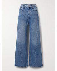 Mother - Snacks! The Lemon Twist High-Rise Wide-Leg Jeans - Lyst