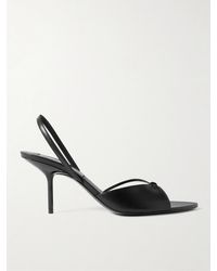 Victoria Beckham - Harlow Slingback-Sandalen Aus Leder - Lyst