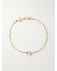 Alison Lou - Armband Aus 14 Karat Mit Emaille Und Topas - Lyst