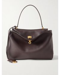 Balenciaga - Rodeo Mittelgroße Schultertasche Aus Leder - Lyst
