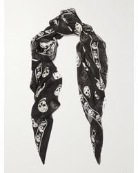 McQueen - Silky Scarves - Lyst